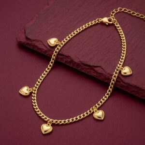 Indian gold anklets