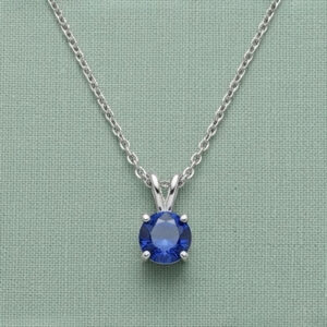 Elegant Floral Silver Diamond Necklace