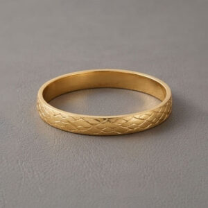 Saura Artistry Gold Bangle