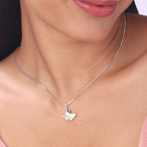 Delicate Bloom Silver Pendant