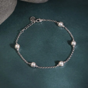 Bubble Glow Silver Bracelet