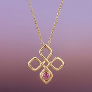 Halo Drift Diamond Necklace