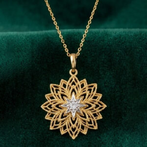 Gold Diamond Pendant