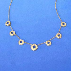 Delicate Radiant Gold Necklace