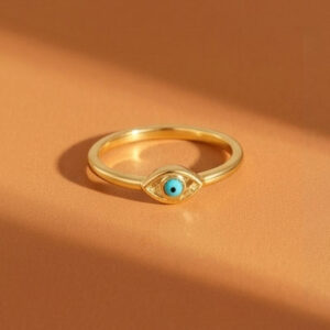 Gold Moti Ring