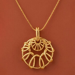 Sacred Radiant Gold Pendant